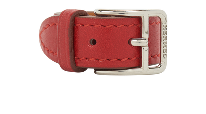 Hermes Scarf Leather Buckle Scarf Ring, front view